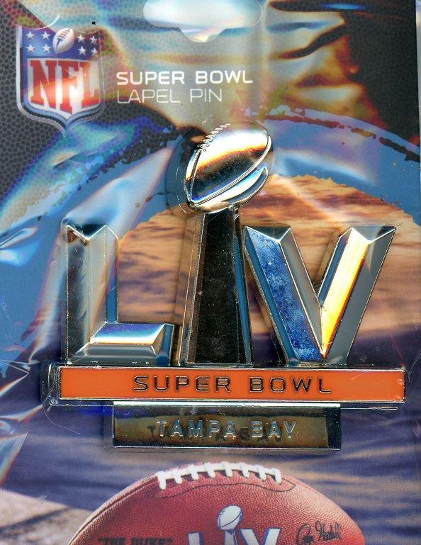Super Bowl LV 2" Jumbo Logo pin
