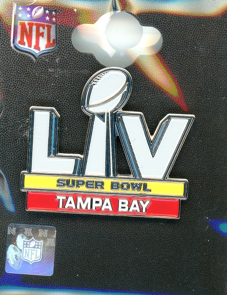 Super Bowl LV Logo pin
