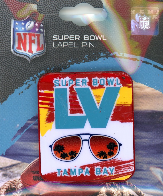 Super Bowl LV Sunglasses pin