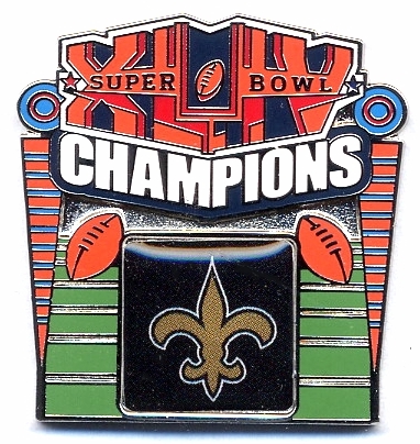 Saints Super Bowl 44 Champs pin