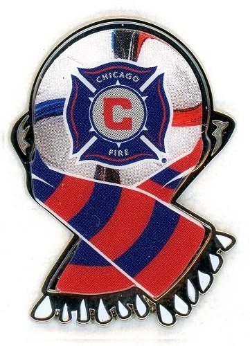 Chicago Fire Scarf pin