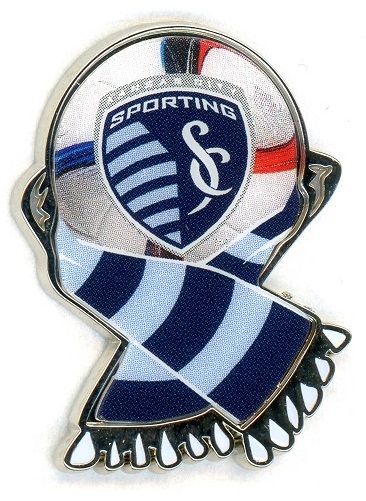 Sporting KC Scarf pin