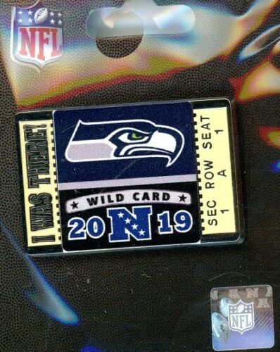 Seahawks 2019 Wild Card "I Was There" pin