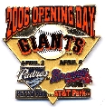 Giants Opening Days Pin 2006