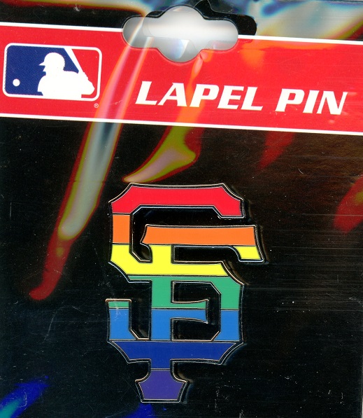 Giants Rainbow SF pin Giants Rainbow SF pin