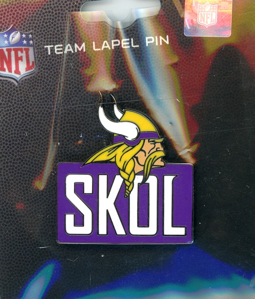 Vikings Skol pin