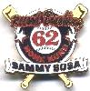 Sammy Sosa 62 Home Runs pin