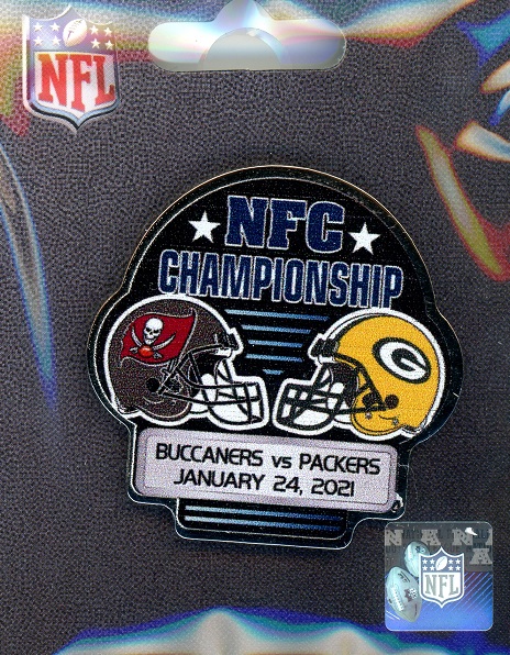 Buccaneers vs Packers NFC Championship pin
