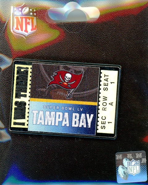 Buccaneers Super Bowl LV "I Was There" pin