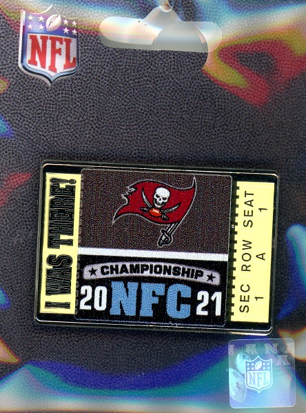 Buccaneers NFC Championship "I Was There' pin