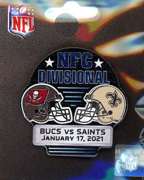 Saints vs Buccaneers Divisional Dueling pin