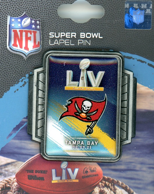 Buccaneers Super Bowl LV pin - PSG