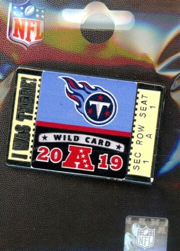 Titans 2019 Wild Card "I Was There" pin