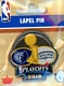 2016 Grizzlies vs Spurs NBA Playoffs pin