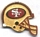49ers Helmet pin - PSG