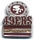 49ers Pewter Logo pin