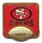 49ers Square 2-Piece pin