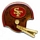 49ers Helmet pin (1 1/8\")