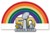 Super Bowl 50 Rainbow pin