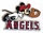 Angels Mickey Mouse Fielder pin