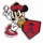 Angels Mickey Mouse Home Plate pin