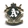 A's Crest pin
