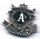 A\'s Pewter Crest pin