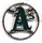 A's Cut-Out Circle Logo pin A's Cut-Out Circle Logo pin