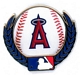 Angels Baseball & Laurels pin