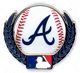 Braves Baseball & Laurels pin