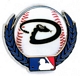 Diamondbacks Baseball & Laurels pin