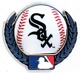 White Sox Baseball & Laurels pin
