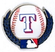 Rangers Baseball & Laurels pin