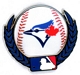 Blue Jays Baseball & Laurels pin