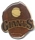 Giants Brown Glove & Ball pin