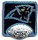 Panthers Square 2-piece pin
