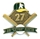 A's Catfish Hunter Cap & Bats pin A's Catfish Hunter Cap & Bats pin