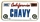 A's Eric "Chavy" Chavez License Plate pin A's Eric "Chavy" Chavez License Plate pin