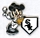 White Sox Mickey Mouse Home Plate pin