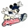 Indians Mickey Mouse Sliding pin