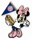 Cubs Minnie Mouse Hot Dog & Pennant pin