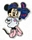 Cubs Minnie Mouse #1 Fan pin