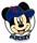 Cubs Mickey Mouse Head pin