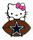 Cowboys Hello Kitty Football pin
