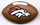 Broncos PVC Football pin