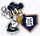 Tigers Mickey Mouse Home Plate pin