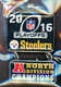 Steelers 2016 AFC North Champs Dangler pin