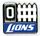 Lions Fence pin w/ Rotating "O" & "D"