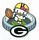 Packers Hello Kitty Kickoffl pin