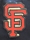 Giants 2010 Orange/Gold \"SF\" logo pin